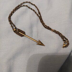 Hunger games arrow necklace